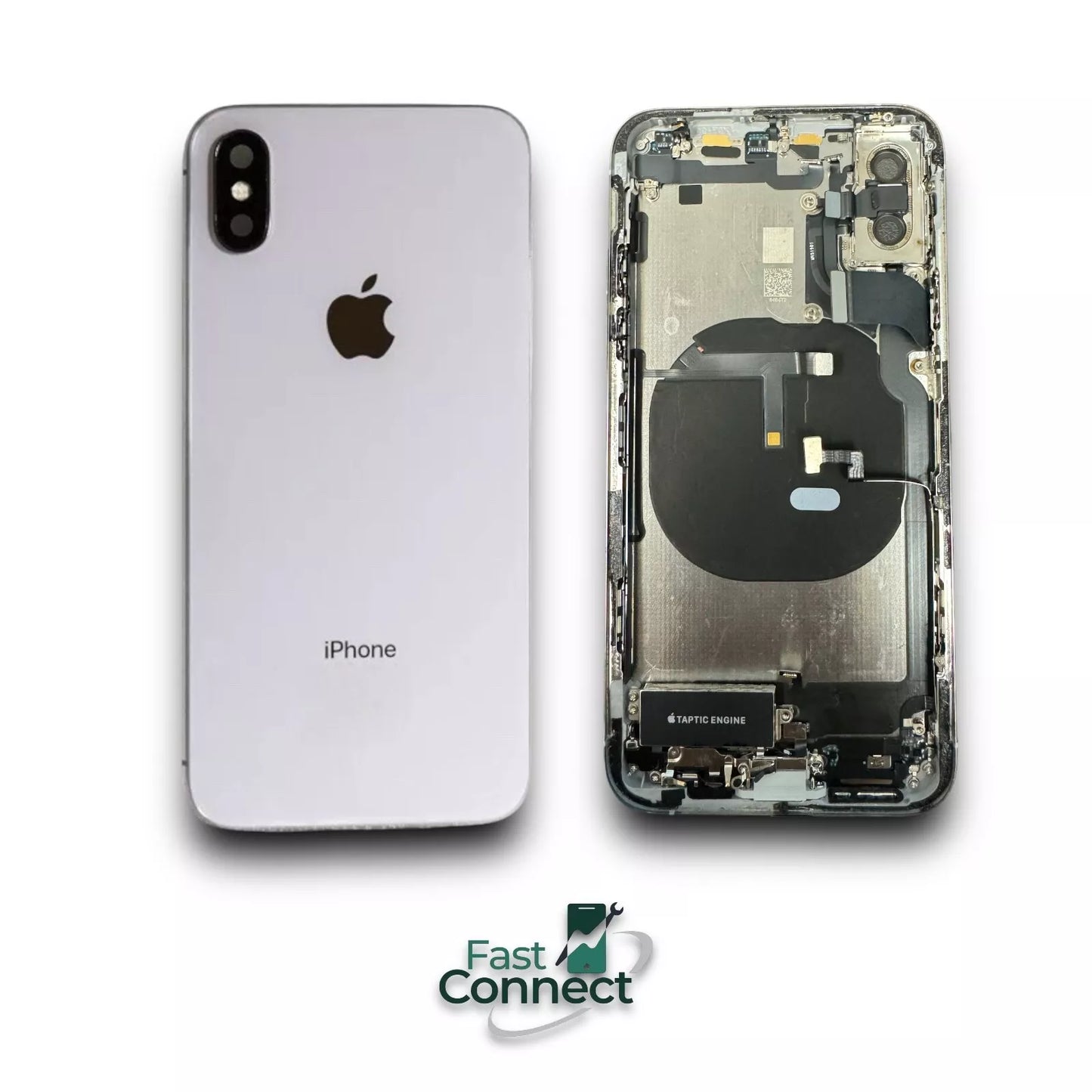 iPhone X Silver white Back Housing Replacement Back Glass Original Grade B