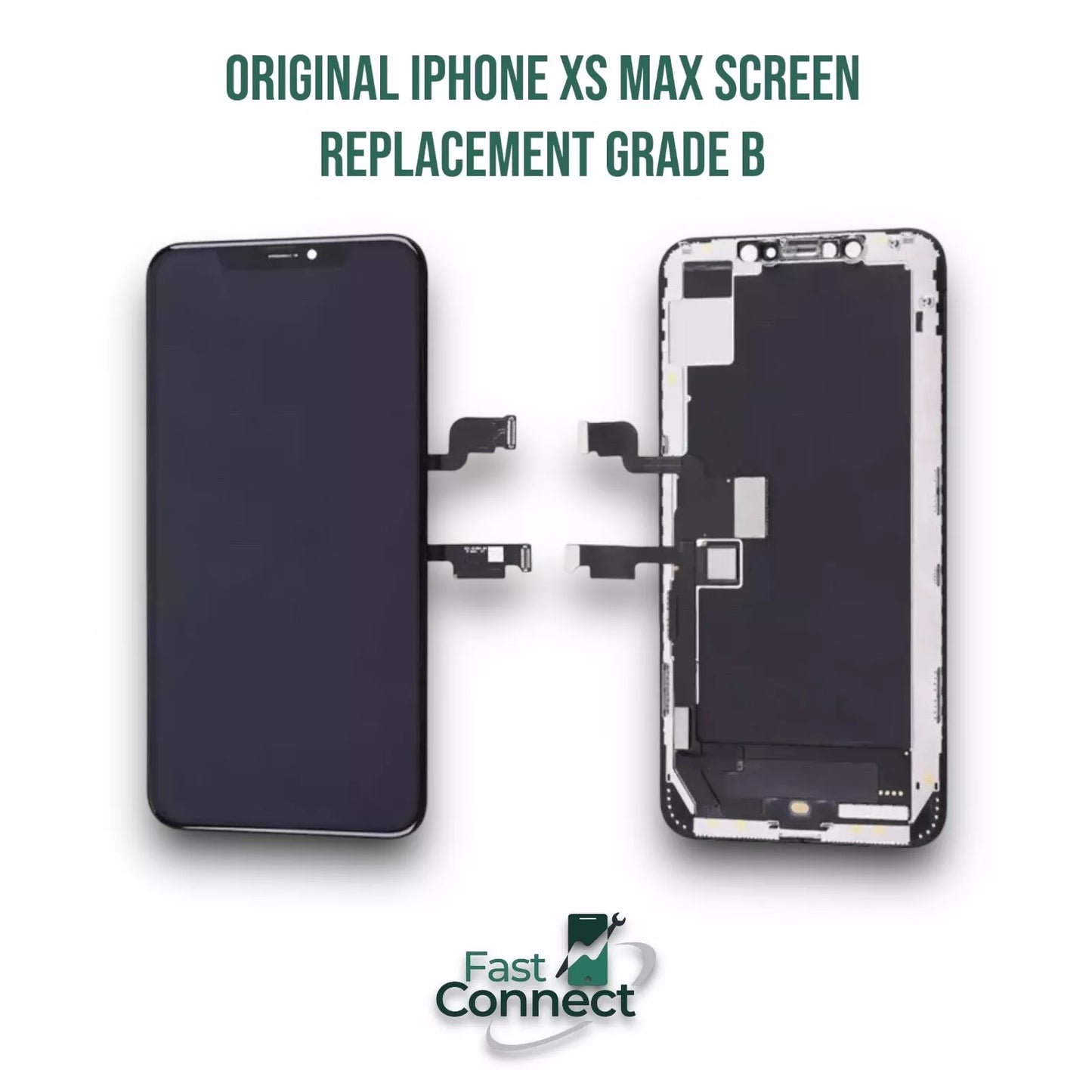 Original OEM iPhone XS Max Black Digitizer OLED LCD Screen Replacement Grade B