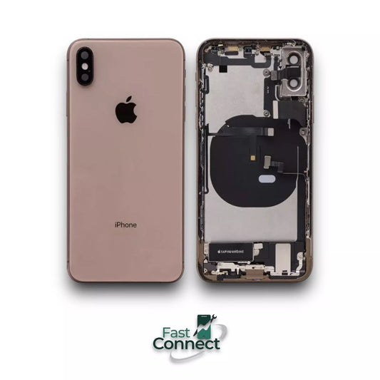 iPhone XS Rose Gold Back Housing Replacement Frame Back Glass Original Grade AB